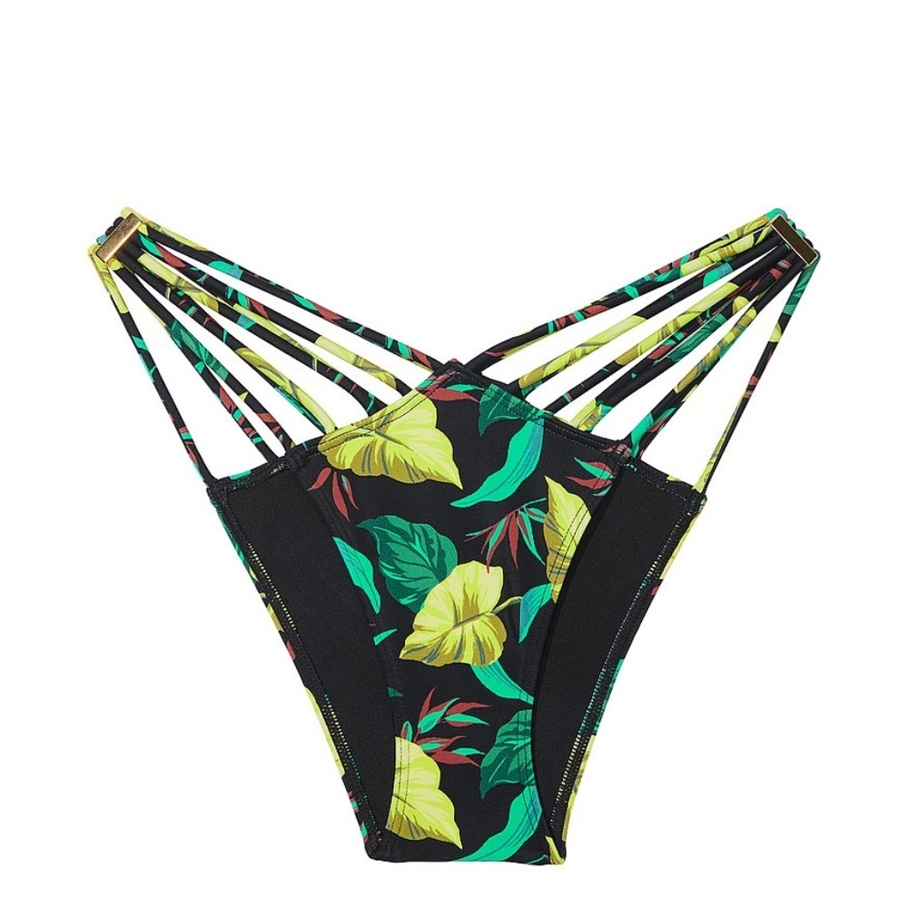 Victoria’s Secret Swim Bikini Set Brazilian Tropical Pattern Small, 32A NWT - Picture 4 of 12